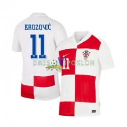 Hrvatska Marcelo Brozovic 11 Dres Domaći Euro 2024 Kratkih Rukava ,Muški