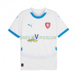 Češka Dres Gostujući Euro 2024 Kratkih Rukava ,Muški