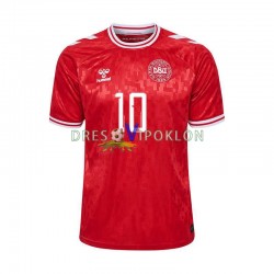 Danska Eriksen 10 Dres Domaći Euro 2024 Kratkih Rukava ,Muški