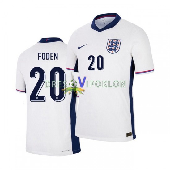 Engleska Phil Foden 20 Dres Domaći Euro 2024 Kratkih Rukava ,Muški