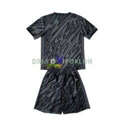 Francuska Golmanski Dres Gostujući Euro 2024 Kratkih Rukava ,Dječji Komplet