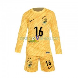 Francuska Golmanski Mike Maignan 16 Dres Domaći Euro 2024 Dugim Rukavima ,Dječji Komplet