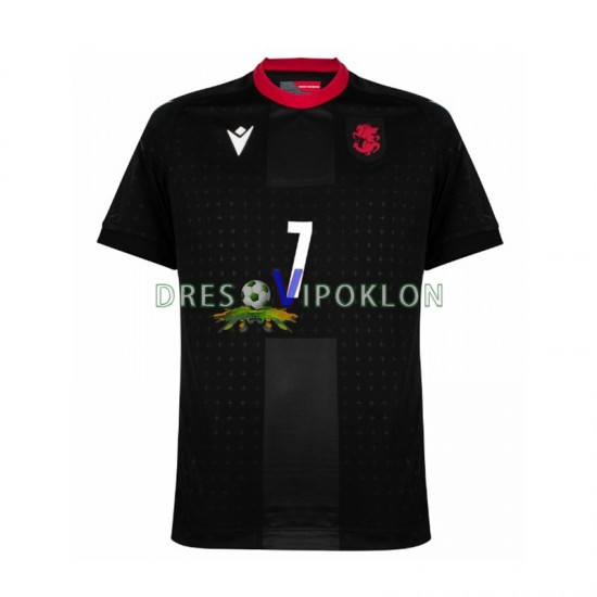 Georgia Kvaratskhelia 7 Dres Gostujući Euro 2024 Kratkih Rukava ,Muški