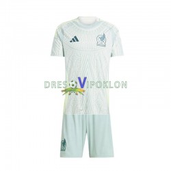 Meksiko Copa America Dres Gostujući 2024 Kratkih Rukava ,Dječji Komplet