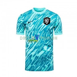 Nizozemska Golmanski Dres Treći Euro 2024 Kratkih Rukava ,Muški