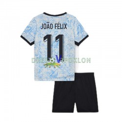 Portugal Joao Felix 11 Dres Gostujući Euro 2024 Kratkih Rukava ,Dječji Komplet
