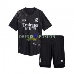 Real Madrid Golmanski Y3 Dres Četvrti 2023-2024 Kratkih Rukava ,Dječji Komplet