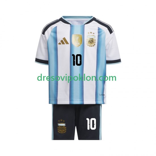 Argentina Lionel Messi 10 Dres Domaći World Cup 2026 Kratkih Rukava ,Dječji Komplet
