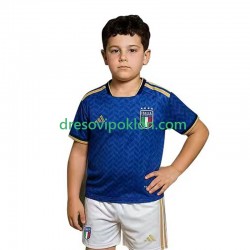 Italija Dres Domaći World Cup 2026 Kratkih Rukava ,Dječji Komplet