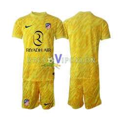 Atlético Madrid Golmanski Dres Treći 2024-2025 Kratkih Rukava ,Dječji Komplet