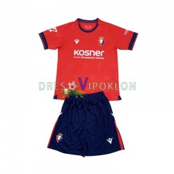 CA Osasuna Dres Domaći 2024-2025 Kratkih Rukava ,Dječji Komplet