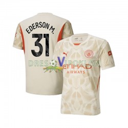 Manchester City Golmanski Ederson Moraes 31 Dres Treći 2024-2025 Kratkih Rukava ,Muški