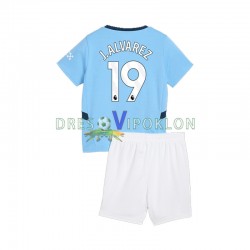 Manchester City Julian Alvarez 19 Dres Domaći 2024-2025 Kratkih Rukava ,Dječji Komplet