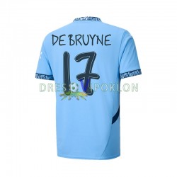 Manchester City UCL Font DE BRUYNE 17 Dres Domaći 2024-2025 Kratkih Rukava ,Muški