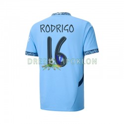 Manchester City UCL Font RODRIGO 16 Dres Domaći 2024-2025 Kratkih Rukava ,Muški