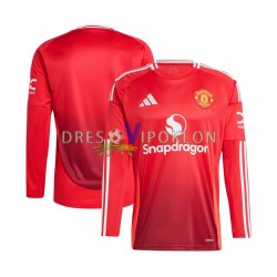 Manchester United Crvena Dres Domaći 2024-2025 Dugim Rukavima ,Muški