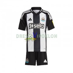 Newcastle United Crno Dres Domaći 2024-2025 Kratkih Rukava ,Dječji Komplet