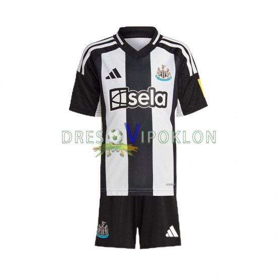 Newcastle United Crno Dres Domaći 2024-2025 Kratkih Rukava ,Dječji Komplet