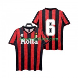 AC Milan 6 1993 Retro Dres Domaći 1994 Kratkih Rukava ,Muški