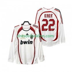AC Milan KAKA 22 2007 Retro Dres Gostujući 2006 Dugim Rukavima ,Muški