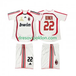 AC Milan KAKA 22 2007 Retro Dres Gostujući 2006 Kratkih Rukava ,Dječji Komplet