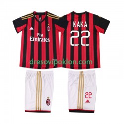 AC Milan KAKA 22 2013 2014 Retro Dres Domaći Kratkih Rukava ,Dječji Komplet