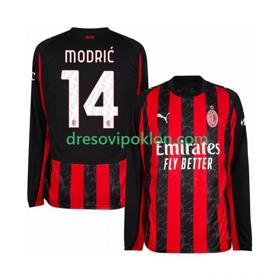 AC Milan Modrić Luca 14 Dres Domaći 2025-2026 Dugim Rukavima ,Muški