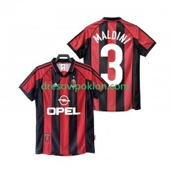 AC Milan MALDINI 3 Retro Dres Domaći 1998 1999 Kratkih Rukava ,Muški