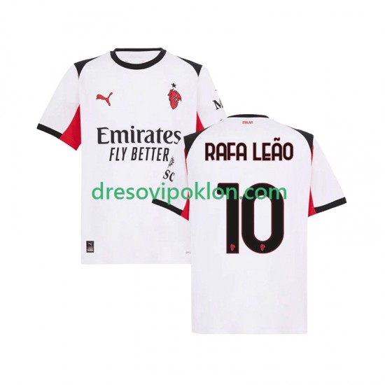 AC Milan Rafael Leao 10 Dres Gostujući 2025-2026 Kratkih Rukava ,Muški