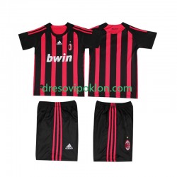 AC Milan 2009 Retro Dres Domaći 2008 Kratkih Rukava ,Dječji Komplet