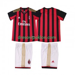 AC Milan 2013 2014 Retro Dres Domaći Kratkih Rukava ,Dječji Komplet