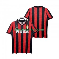 AC Milan 1993 Retro Dres Domaći 1994 Kratkih Rukava ,Muški