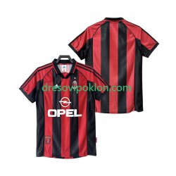 AC Milan Retro Dres Domaći 1998 1999 Kratkih Rukava ,Muški