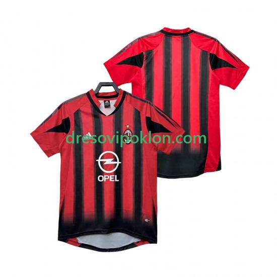 AC Milan 2005 Retro Dres Domaći 2004 Kratkih Rukava ,Muški