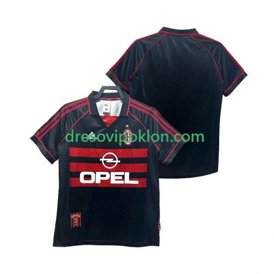 AC Milan Retro Dres Treći 1998 1999 Kratkih Rukava ,Muški