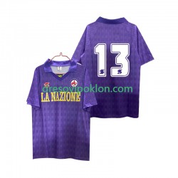 ACF Fiorentina 13 1989 1990 Retro Dres Domaći Kratkih Rukava ,Muški