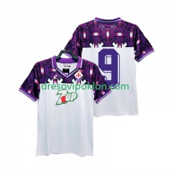 ACF Fiorentina 9 1992 1993 Retro Dres Gostujući Kratkih Rukava ,Muški