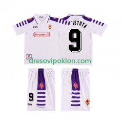 ACF Fiorentina BASTUTA 9 Retro Dres Gostujući 1998 1999 Kratkih Rukava ,Dječji Komplet