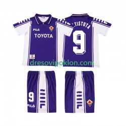 ACF Fiorentina BASTUTA 9 2000 Retro Dres Domaći 1999 Kratkih Rukava ,Dječji Komplet