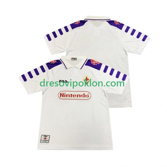 ACF Fiorentina Retro Dres Gostujući 1998 1999 Kratkih Rukava ,Muški