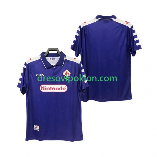 ACF Fiorentina Retro Dres Domaći 1998 1999 Kratkih Rukava ,Muški