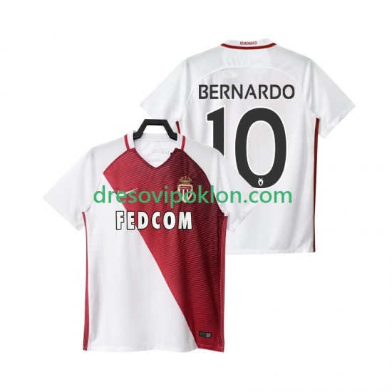 AS Monaco BERNARDO 10 2016 2017 Dres Domaći Kratkih Rukava ,Muški