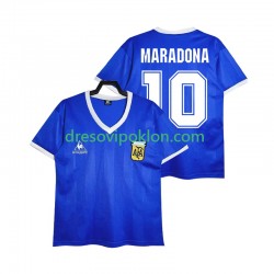 Argentina MARADONA 10 1986 Retro Dres Gostujući Kratkih Rukava ,Muški