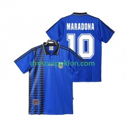 Argentina MARADONA 10 Retro Dres Gostujući 1994 Kratkih Rukava ,Muški