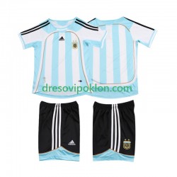 Argentina 2007 Retro Dres Domaći 2006 Kratkih Rukava ,Dječji Komplet