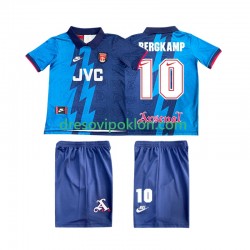 Arsenal BERGKAMP 10 1995 1996 Retro Dres Gostujući Kratkih Rukava ,Dječji Komplet