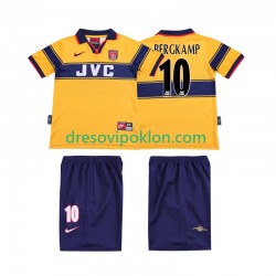 Arsenal BERGKAMP 10 1997 Retro Dres Gostujući 1999 Kratkih Rukava ,Dječji Komplet