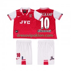 Arsenal BERGKAMP 10 1996 1997 Retro Dres Domaći Kratkih Rukava ,Dječji Komplet