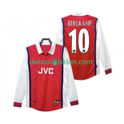 Arsenal BERGKAMP 10 Retro Dres Domaći 1998 1999 Dugim Rukavima ,Muški
