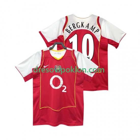 Arsenal BERGKAMP 10 2005 Retro Dres Domaći 2004 Kratkih Rukava ,Muški